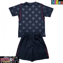 Camiseta Estados Unidos Visitante Equipación para niños Mundial 2026 manga corta (+ pantalones cortos)